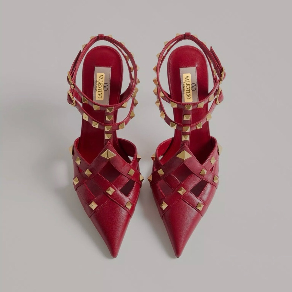 Valentino Red Strappy Heels